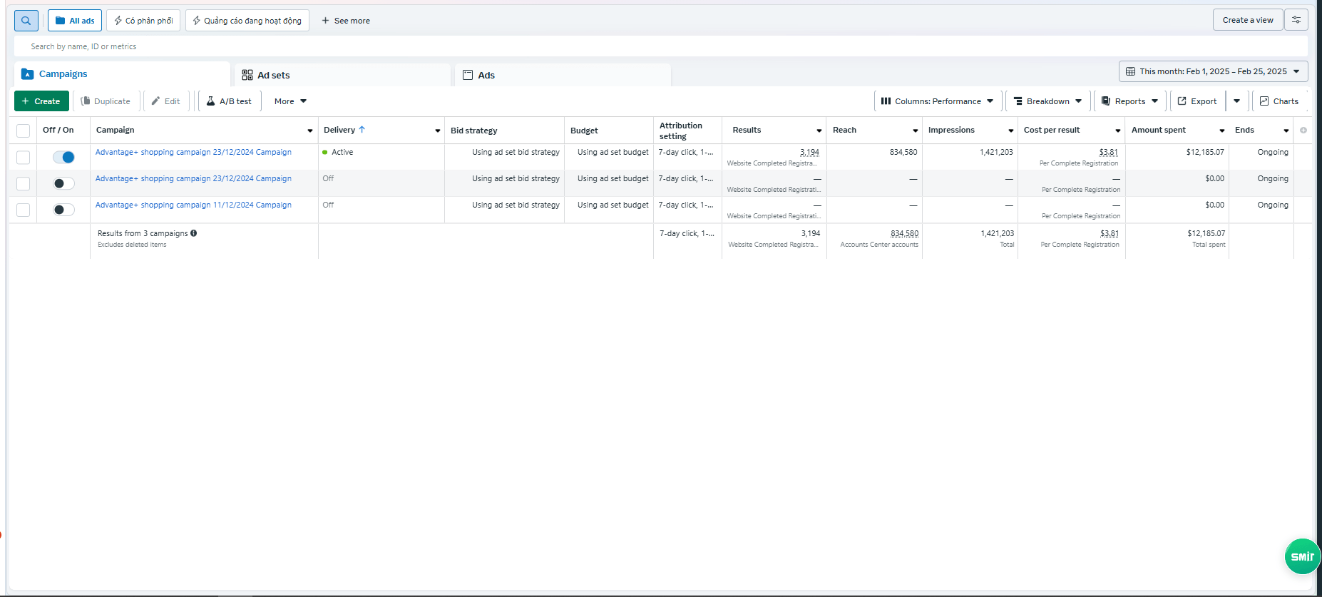 Ads Account $1,491,652
